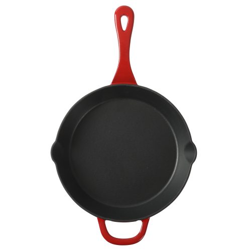 137370.01 CP ARTISAN 10INSKILLET GRADIENTRED BLACKINT ENAMELED CASTIRON PA06101 006