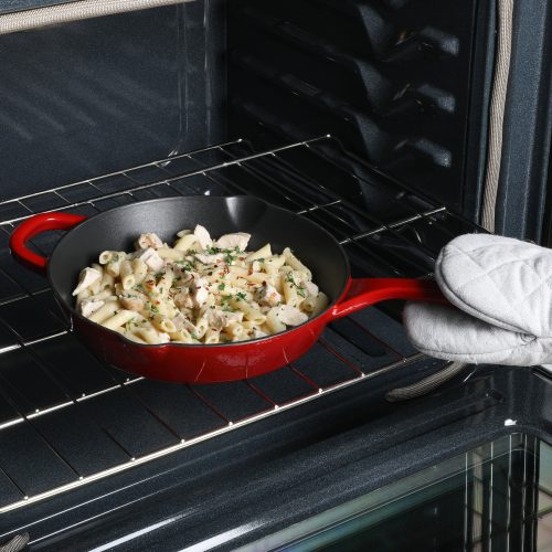 137370.01 CP ARTISAN 10INSKILLET GRADIENTRED BLACKINT ENAMELED CASTIRON PA06101 009