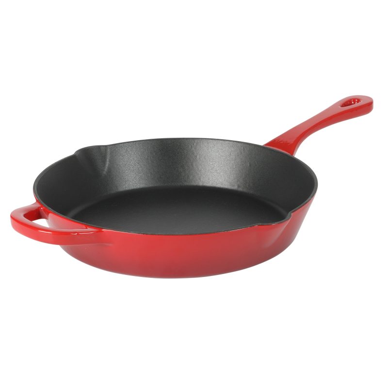 137371.01 CP ARTISAN 12INSKILLET GRADIENTRED BLACKINT ENAMELED CASTIRON PA106101 001