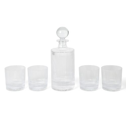 142418.05RMSTBAYVILLE5PC25.5OZDECANTER 4PC10OZDOFSETCLEAREMBOSSEDPA106094003