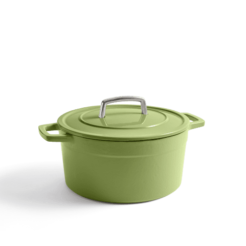 Enamel Cast Iron 5 QT Dutch Oven Green 1copy