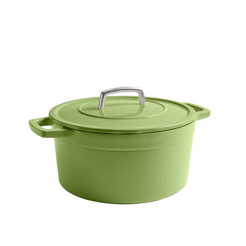 Enamel Cast Iron 7 QT Dutch Oven Green 1 copy