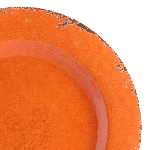 PA101200 LGMAUNA 12PCDWSET CRACKLELOOKDECAL MELAMINE ORANGE.005